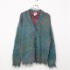 Kasuri Mohair Cardigan [ G11CD030 ] KAMIYA / ߥ