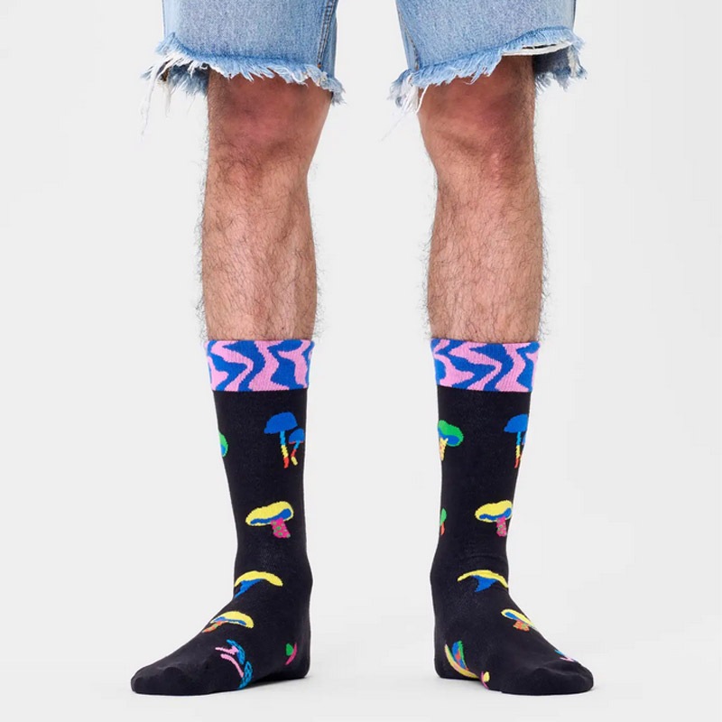 Mushrooms Sock [ 10231077-98 ] Happy Socks / �ϥåԡ����å���