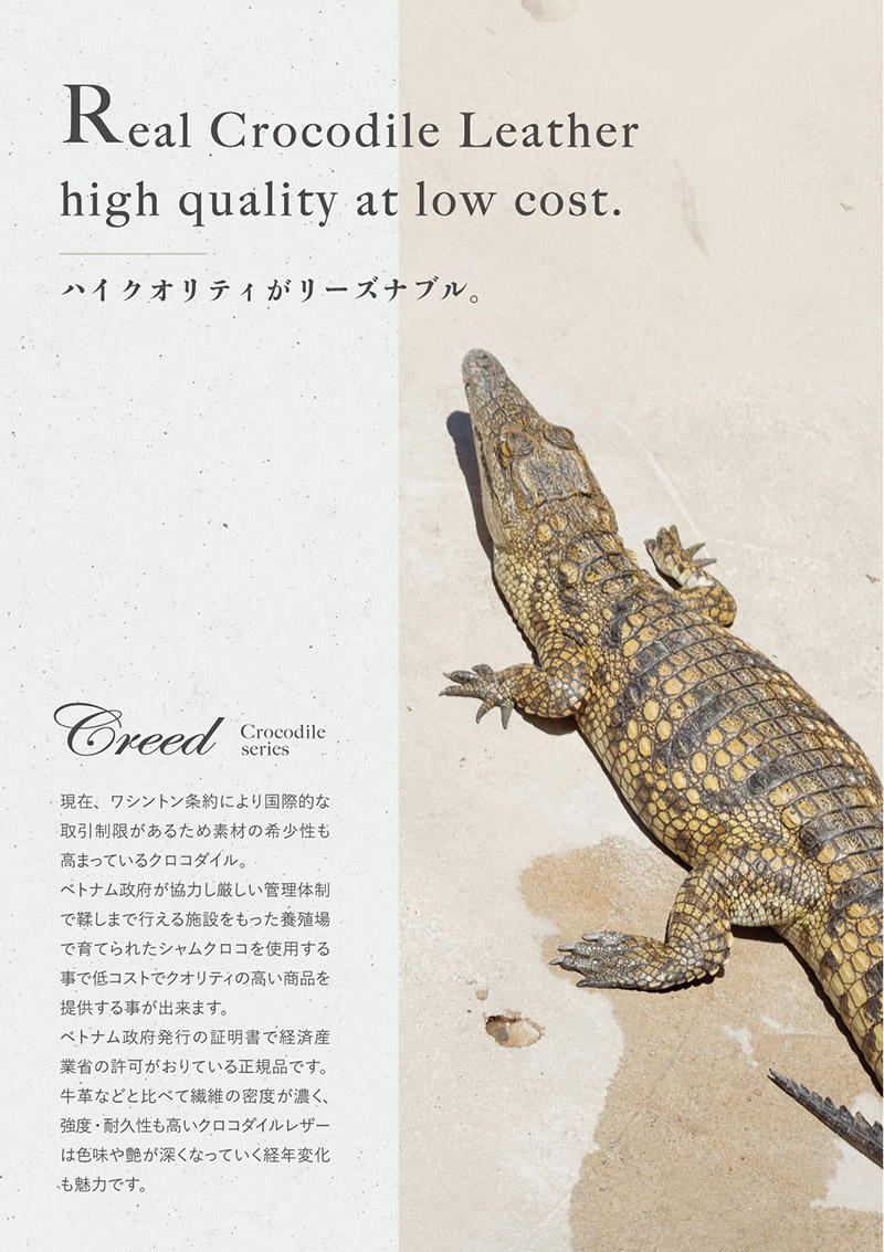 crocodile ���硼�ȥ�����å� [ 456C114 ] Creed / ���꡼��