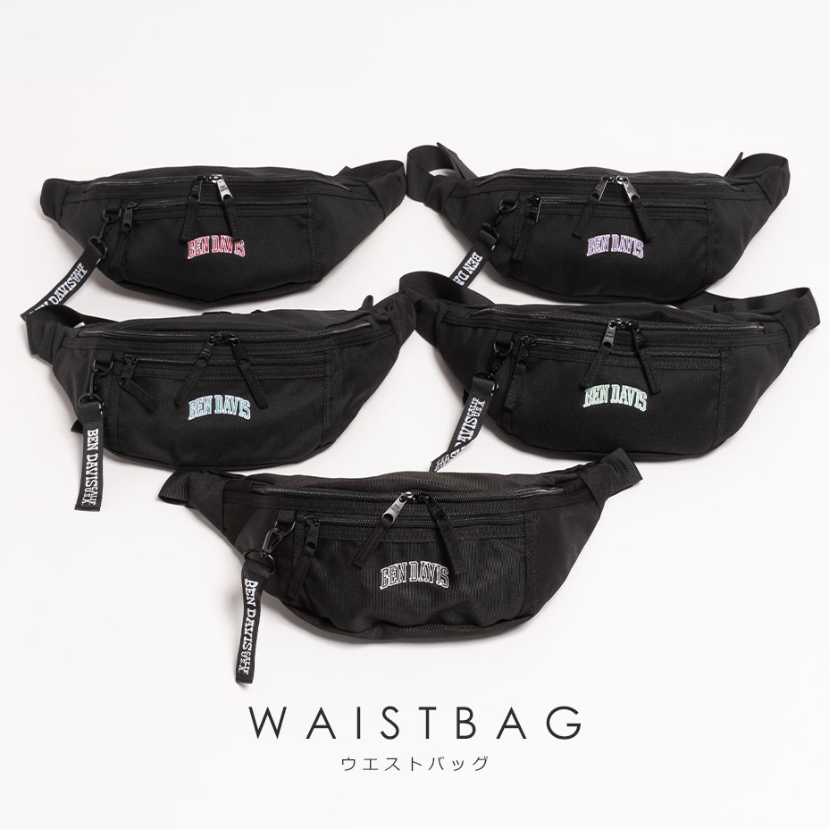 LOGO TAPE WAISTBAG CL [ BDW-9274CL ] BEN DAVIS / ٥ǥӥ