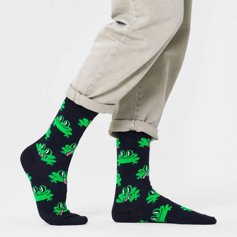 Frog Sock [ 10231084-98 ] Happy Socks / �ϥåԡ����å���