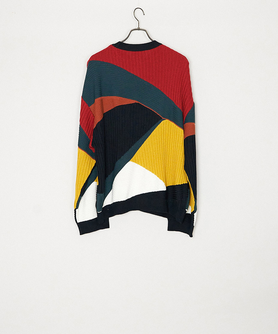 SHORT ROWS KNIT [ 278104 ] Iroquois / ��������