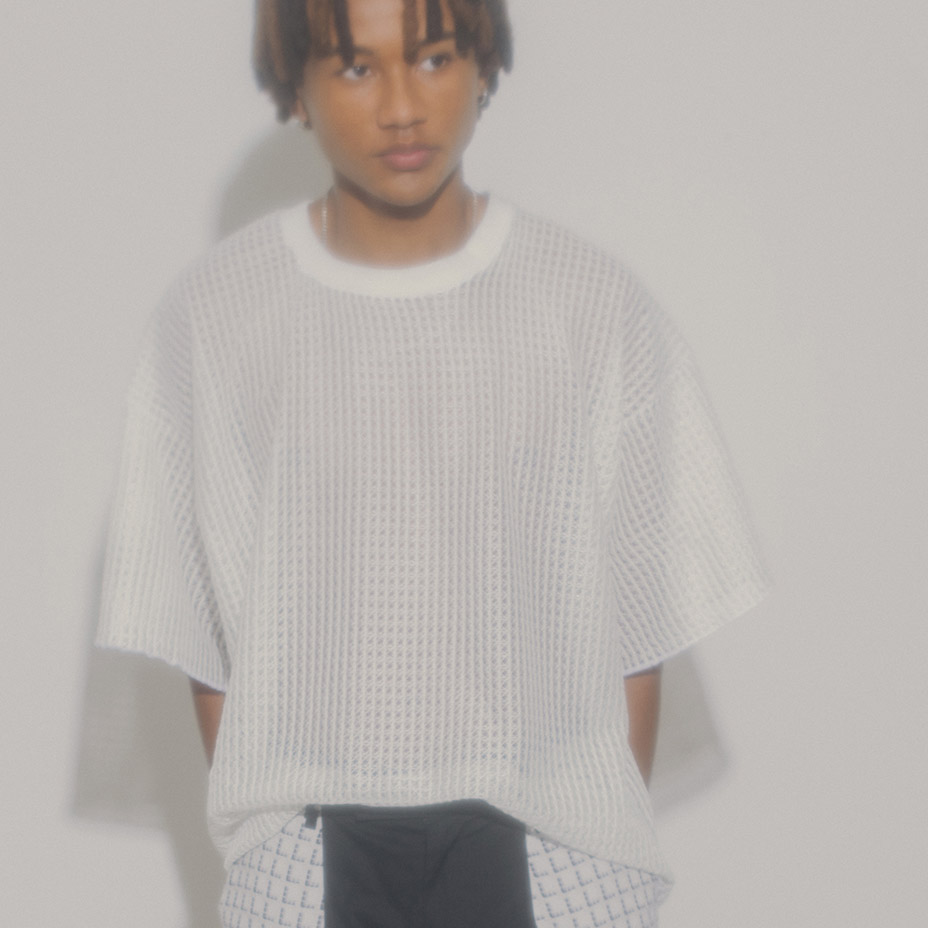 Lace T-shirt [ 23231-0509N ] meagratia / �ᥢ���顼�ƥ���