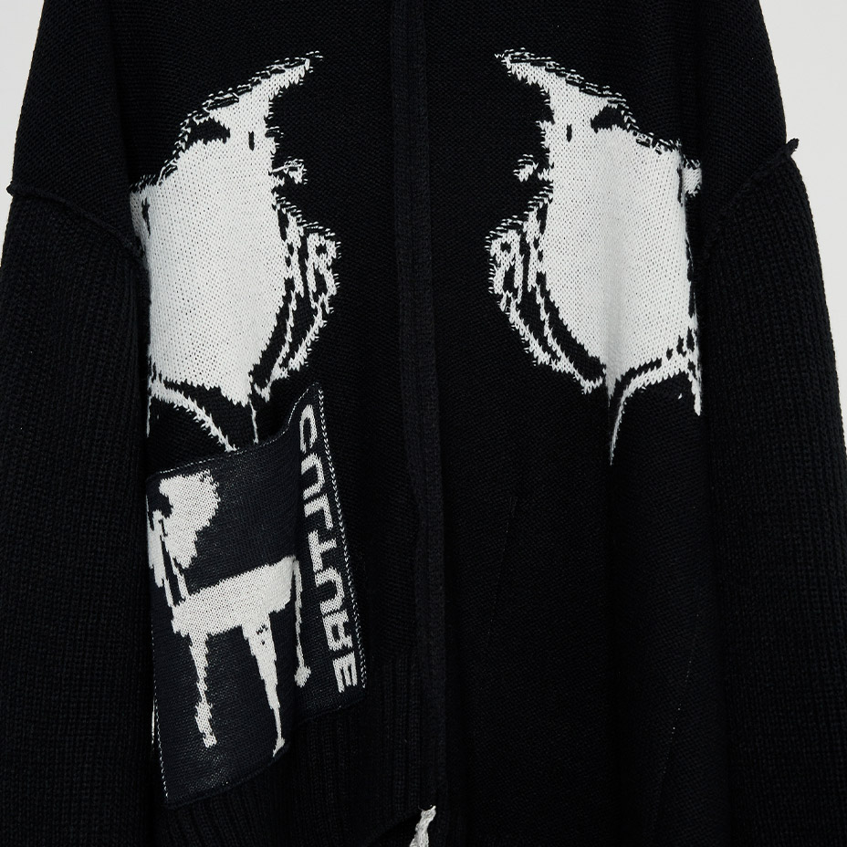 REVERSIBLE BALACLAVA SWEATER [ BS249304 ] BODYSONG / �ܥǥ�����