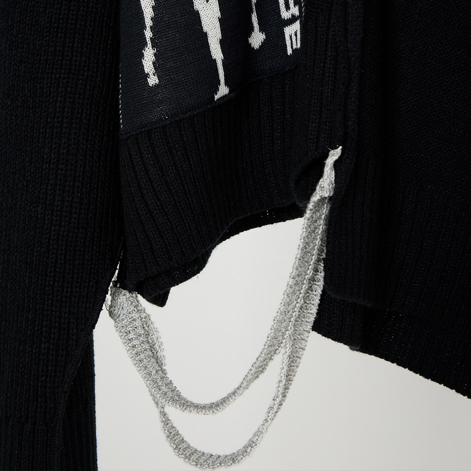 REVERSIBLE BALACLAVA SWEATER [ BS249304 ] BODYSONG / �ܥǥ�����