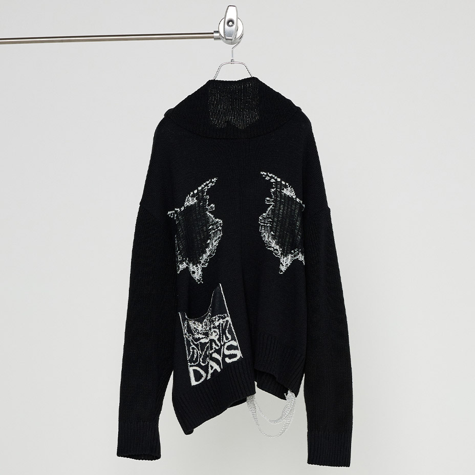 REVERSIBLE BALACLAVA SWEATER [ BS249304 ] BODYSONG / �ܥǥ�����