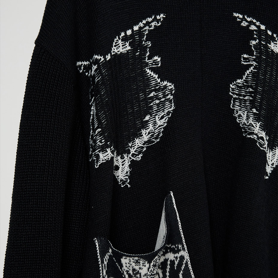 REVERSIBLE BALACLAVA SWEATER [ BS249304 ] BODYSONG / �ܥǥ�����