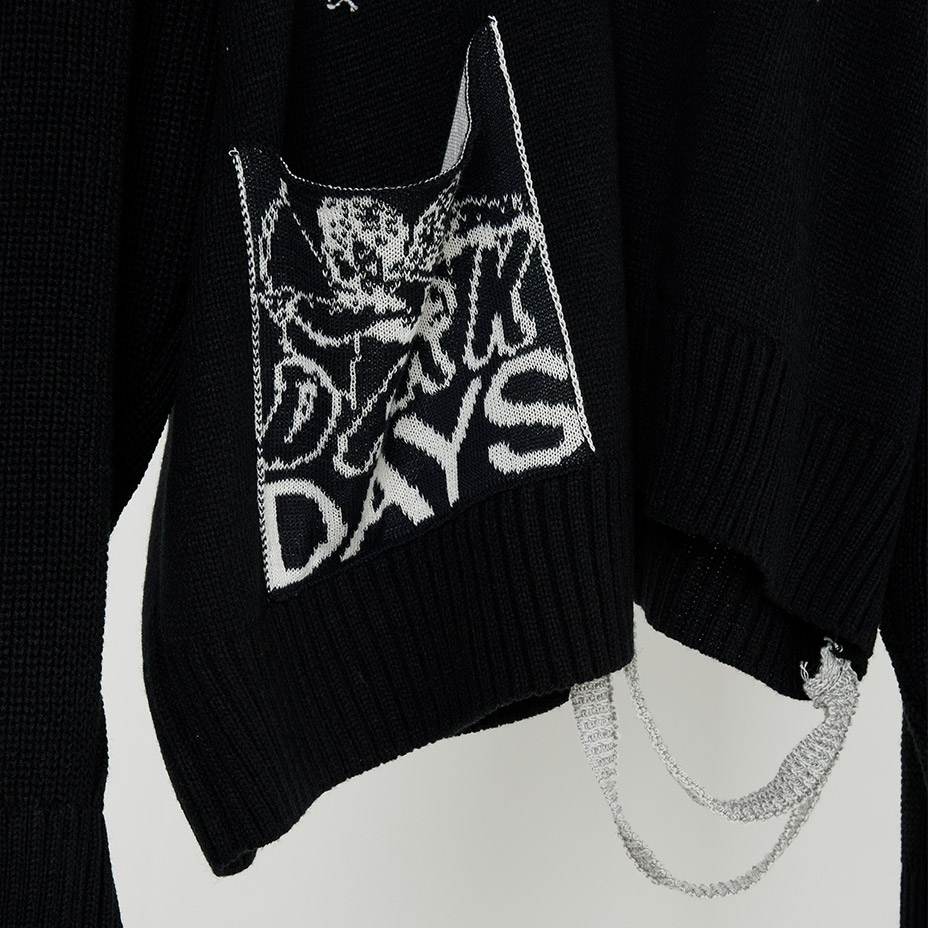REVERSIBLE BALACLAVA SWEATER [ BS249304 ] BODYSONG / �ܥǥ�����