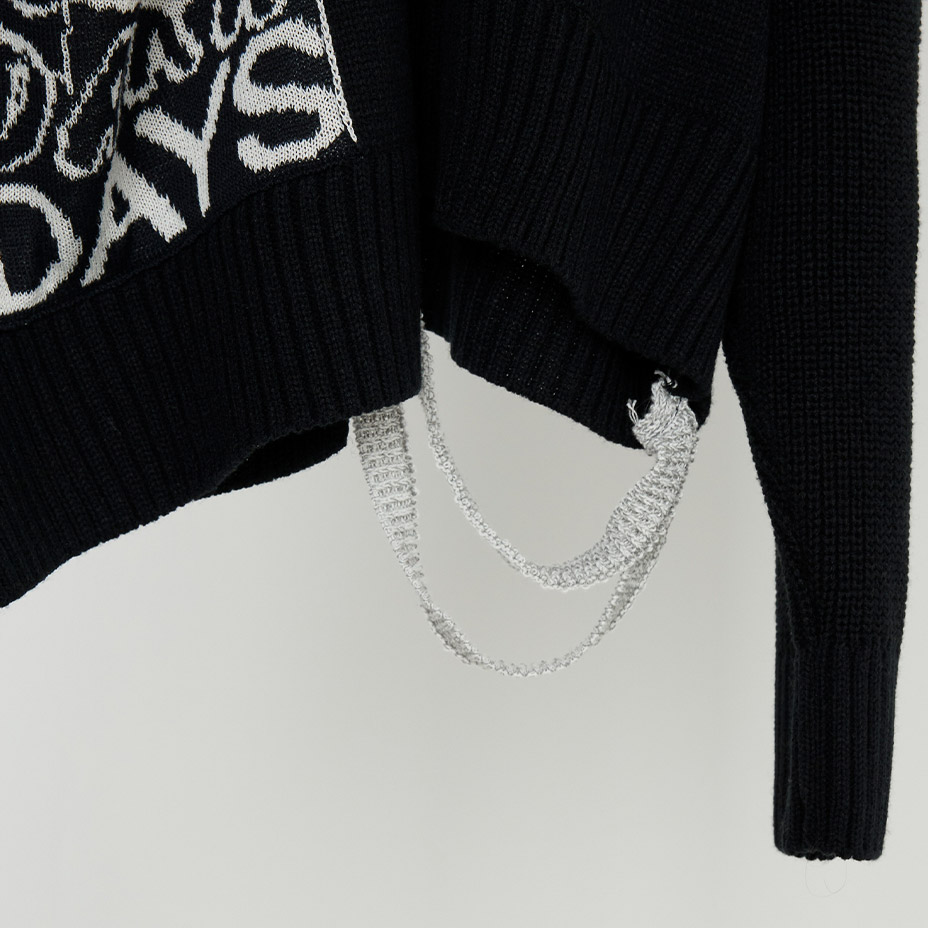 REVERSIBLE BALACLAVA SWEATER [ BS249304 ] BODYSONG / �ܥǥ�����