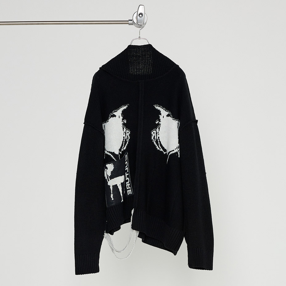 REVERSIBLE BALACLAVA SWEATER [ BS249304 ] BODYSONG / �ܥǥ�����