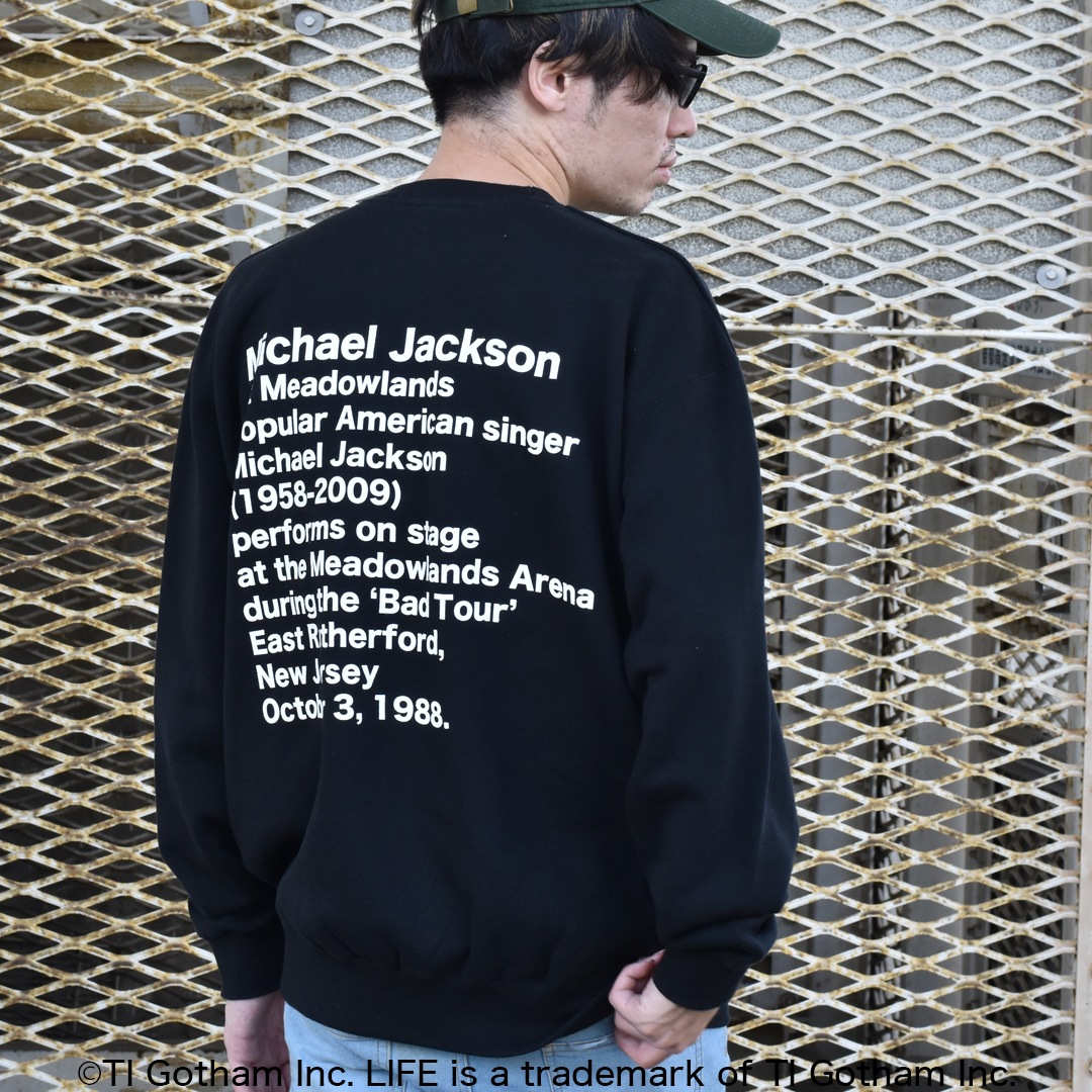 ���� "LIFE" Print Crewneck Sweatshirt [ 2123-522SSBT ] SCREEN STARS / �����꡼�󥹥�����