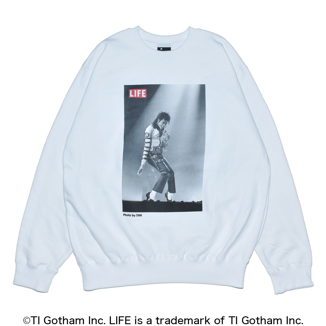���� "LIFE" Print Crewneck Sweatshirt [ 2123-522SSBT ] SCREEN STARS / �����꡼�󥹥�����