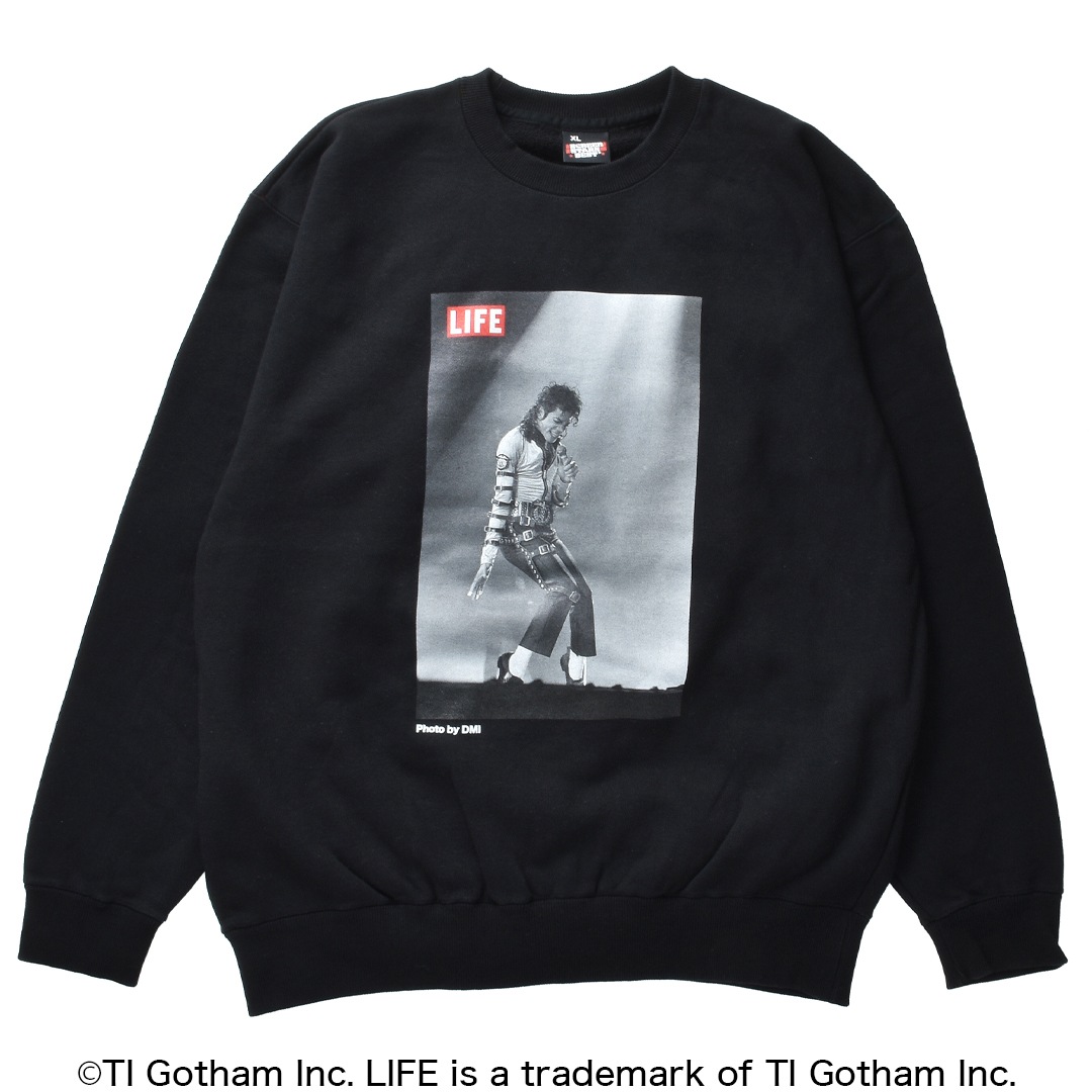 ���� "LIFE" Print Crewneck Sweatshirt [ 2123-522SSBT ] SCREEN STARS / �����꡼�󥹥�����