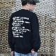 ���� "LIFE" Print Crewneck Sweatshirt [ 2123-522SSBT ] SCREEN STARS / �����꡼�󥹥�����