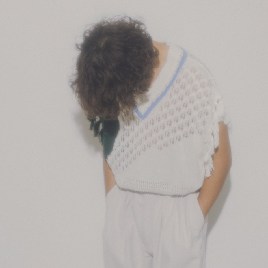 knit vest [ 23231-1001N ] meagratia / �ᥢ���顼�ƥ���