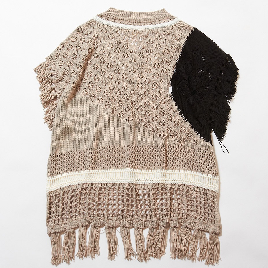 knit vest [ 23231-1001N ] meagratia / �ᥢ���顼�ƥ���