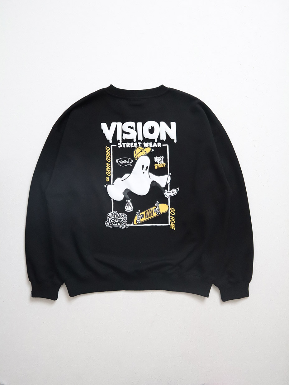 Ghost drip logo ���롼�ͥå� [ VISION STREET WEAR / ��������󥹥ȥ꡼�ȥ����� ] HB-5705040