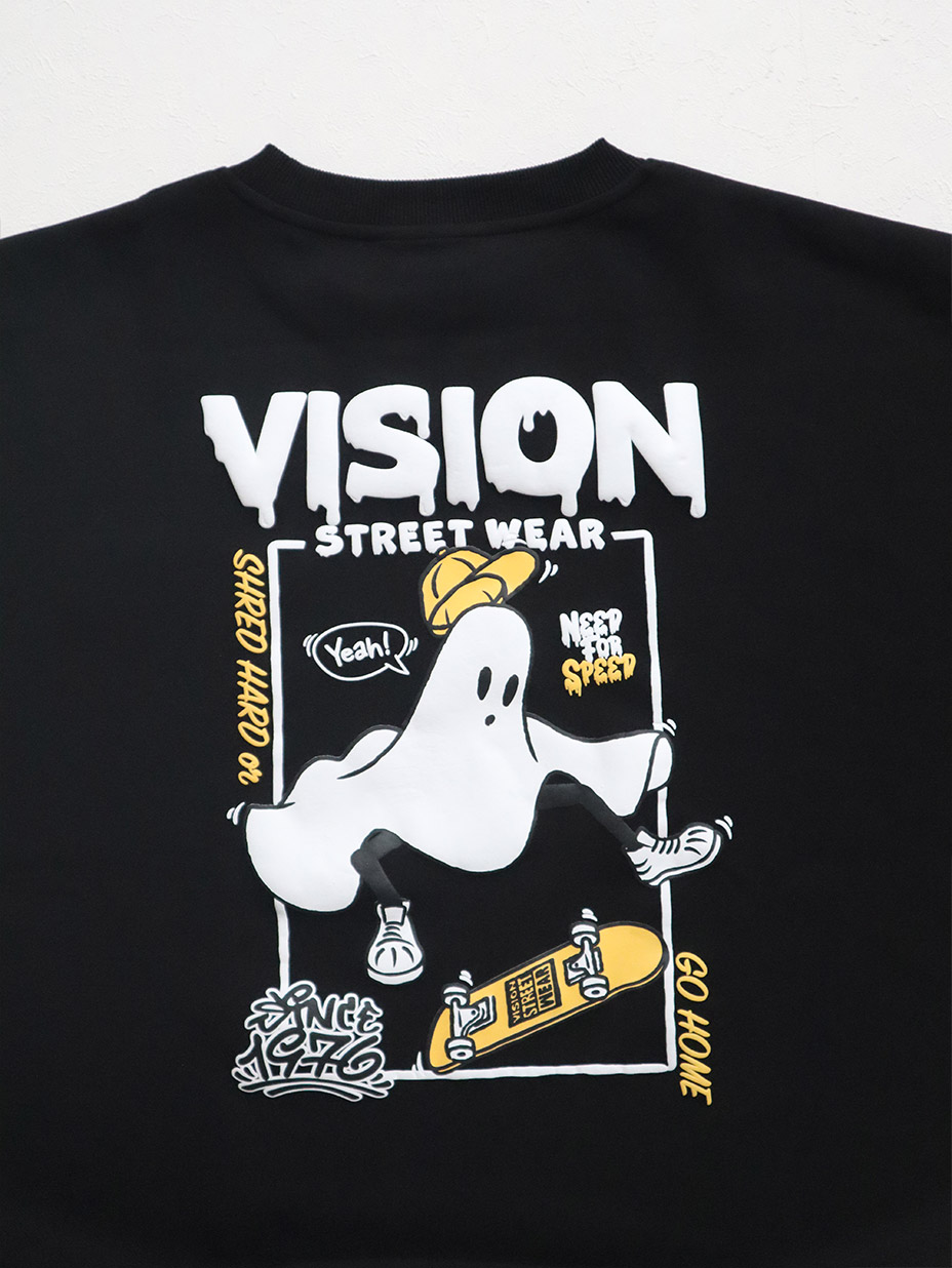 Ghost drip logo ���롼�ͥå� [ VISION STREET WEAR / ��������󥹥ȥ꡼�ȥ����� ] HB-5705040