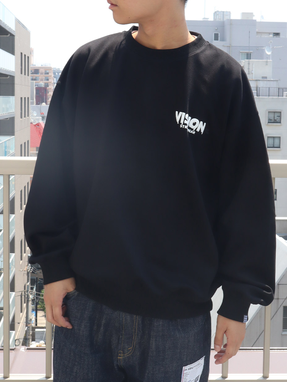 Ghost drip logo ���롼�ͥå� [ VISION STREET WEAR / ��������󥹥ȥ꡼�ȥ����� ] HB-5705040
