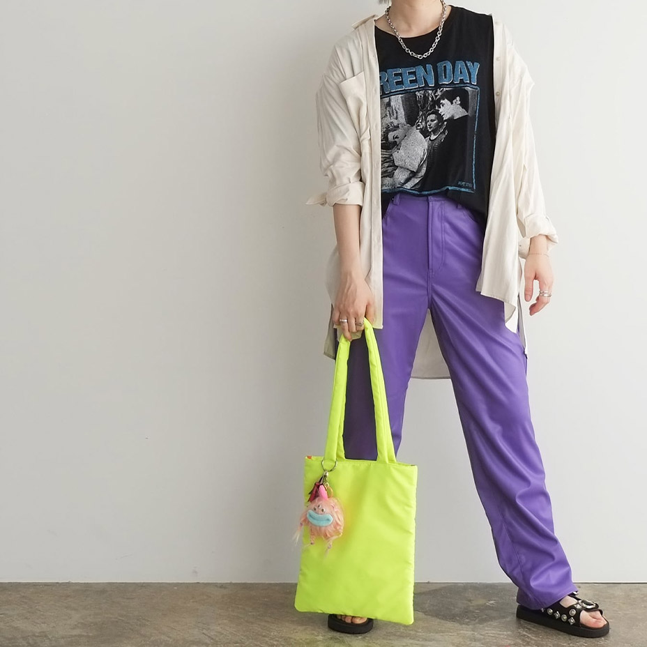 neon monster tote [ C24009 ] cheek / 