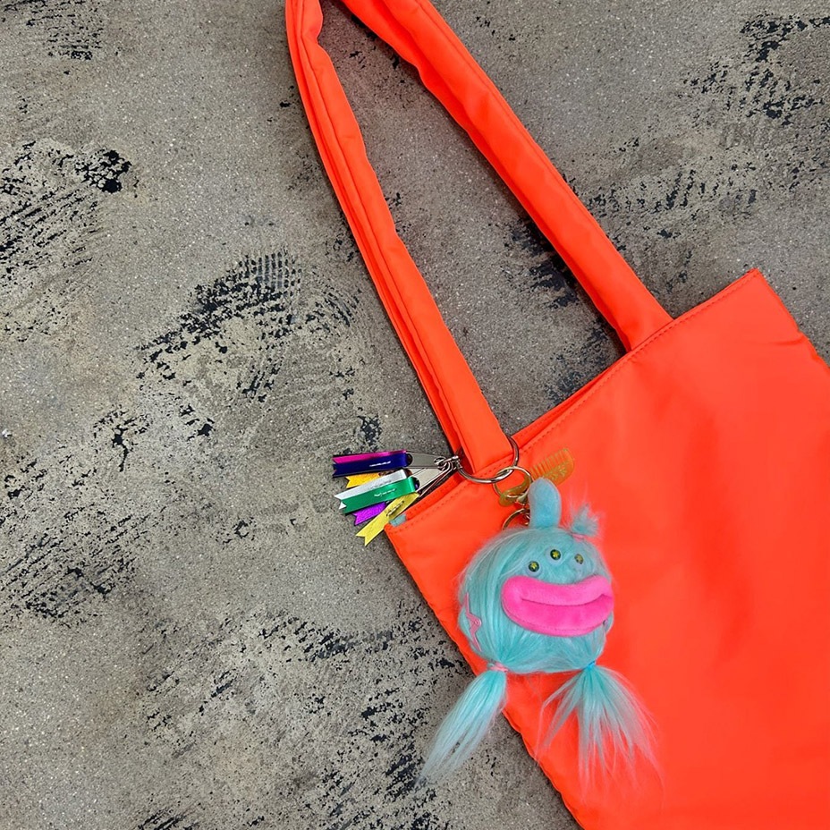neon monster tote [ C24009 ] cheek / 