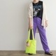 neon monster tote [ C24009 ] cheek / 