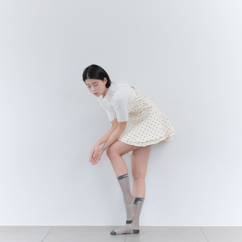 Sheer Glitter Knee Socks [ I Hate Monday / �����إ��ȥޥ�ǡ� ] BYC-IHM26SS46
