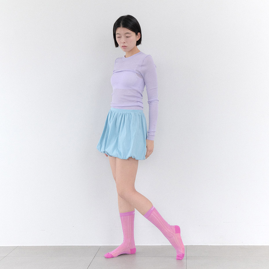 Sheer Glitter Knee Socks [ I Hate Monday / �����إ��ȥޥ�ǡ� ] BYC-IHM26SS47