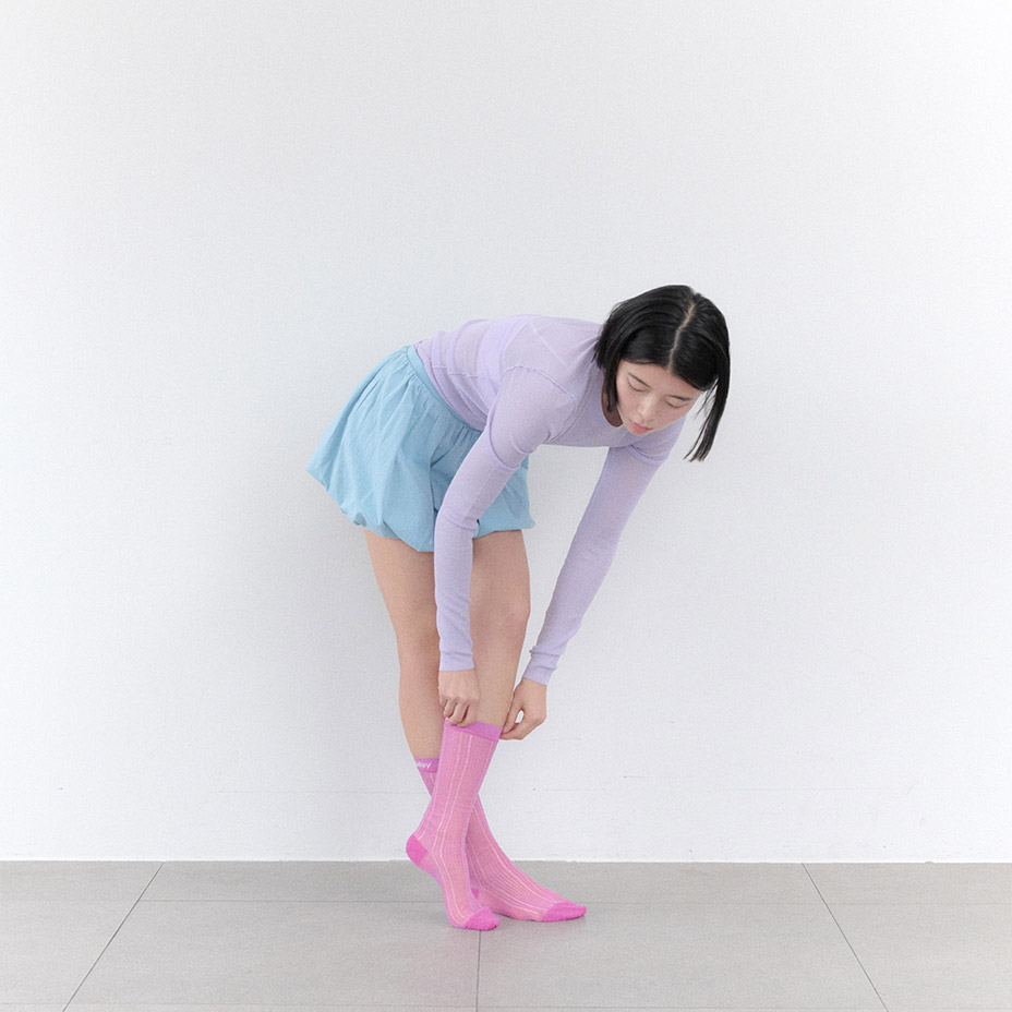 Sheer Glitter Knee Socks [ I Hate Monday / �����إ��ȥޥ�ǡ� ] BYC-IHM26SS47