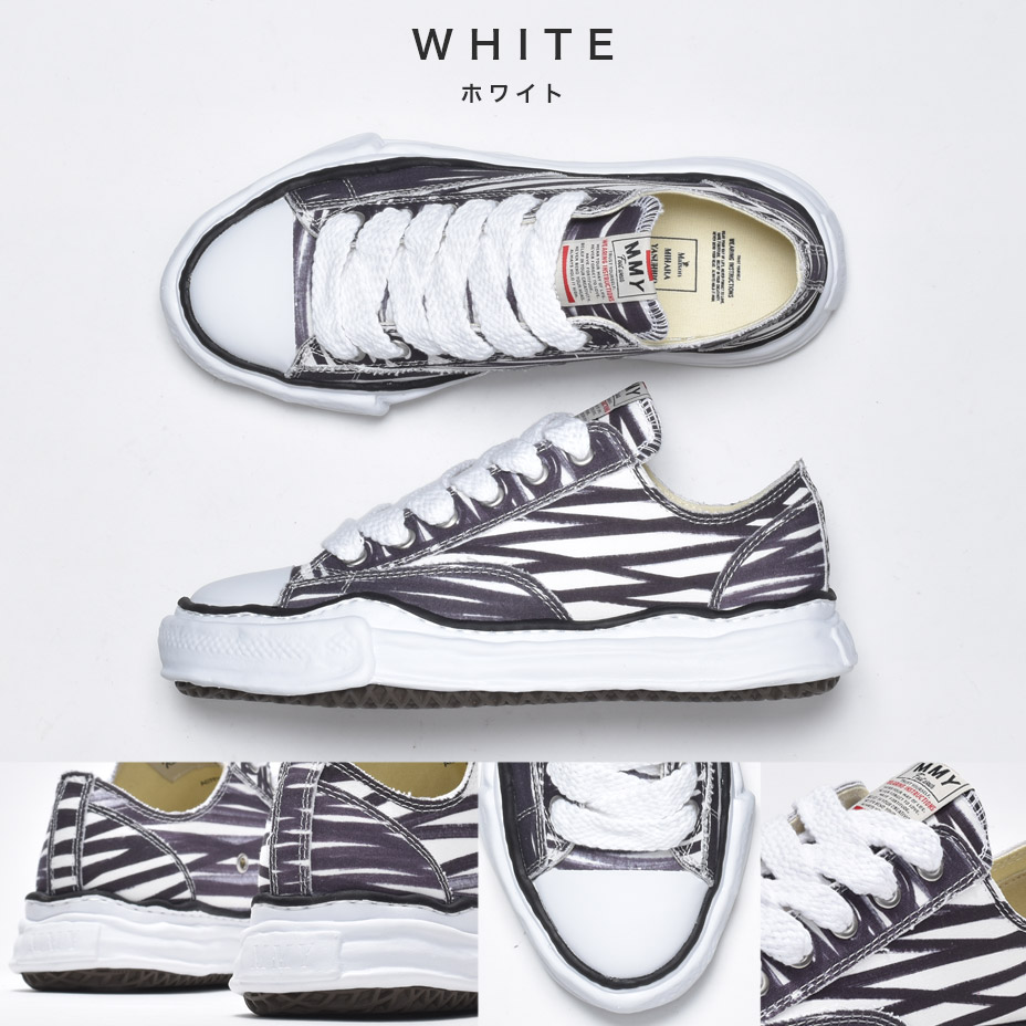 Peterson low / Original Sole Printed Canvas Low-Top sn [ A07FW735 ] MIHARA YASUHIRO / ߥϥ䥹ҥ