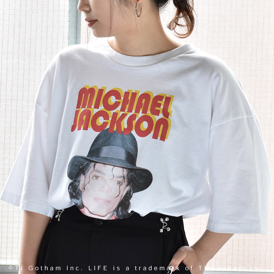 King of pop Michael Jackson/�ޥ����른�㥯����" S/S tee [ 2222-SSBTLF37 ] SCREEN STARS / �����꡼�󥹥�����