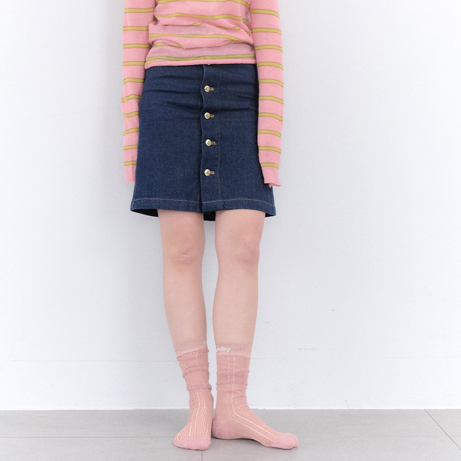 Sheer Glitter Knee Socks [ I Hate Monday / �����إ��ȥޥ�ǡ� ] BYC-IHM26SS49