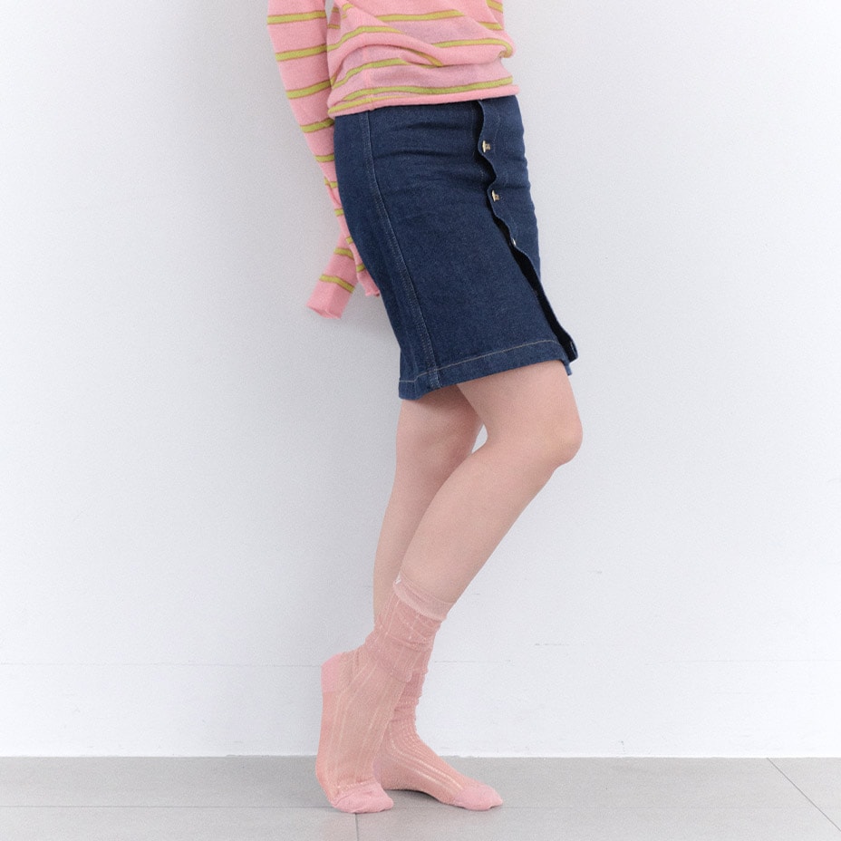 Sheer Glitter Knee Socks [ I Hate Monday / �����إ��ȥޥ�ǡ� ] BYC-IHM26SS49