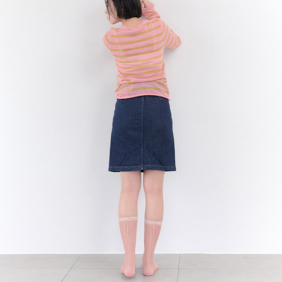 Sheer Glitter Knee Socks [ I Hate Monday / �����إ��ȥޥ�ǡ� ] BYC-IHM26SS49