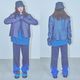 GRADIENT DYED TRACK TROUSERS 03 [ BS250619 ] BODYSONG / �ܥǥ�����