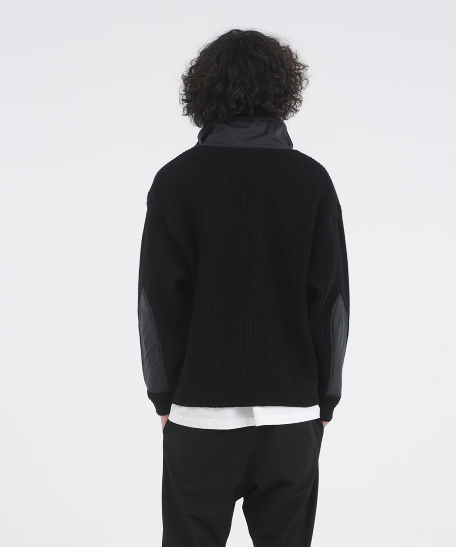 TUCK BORDER COMBI KNIT [ 278203 ] IROQUOIS / ��������