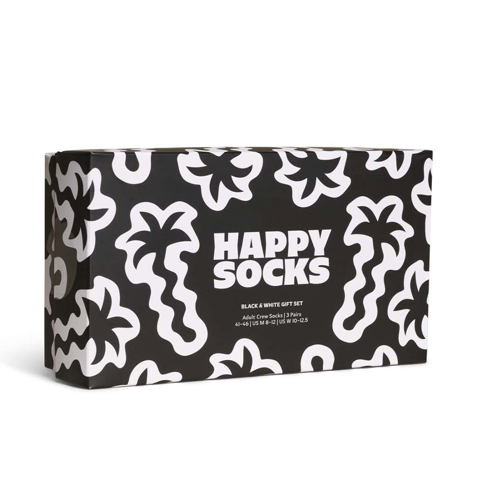 3-Pack Black & White Socks Gift Set [ 10254008-01 ] Happy Socks / �ϥåԡ����å���