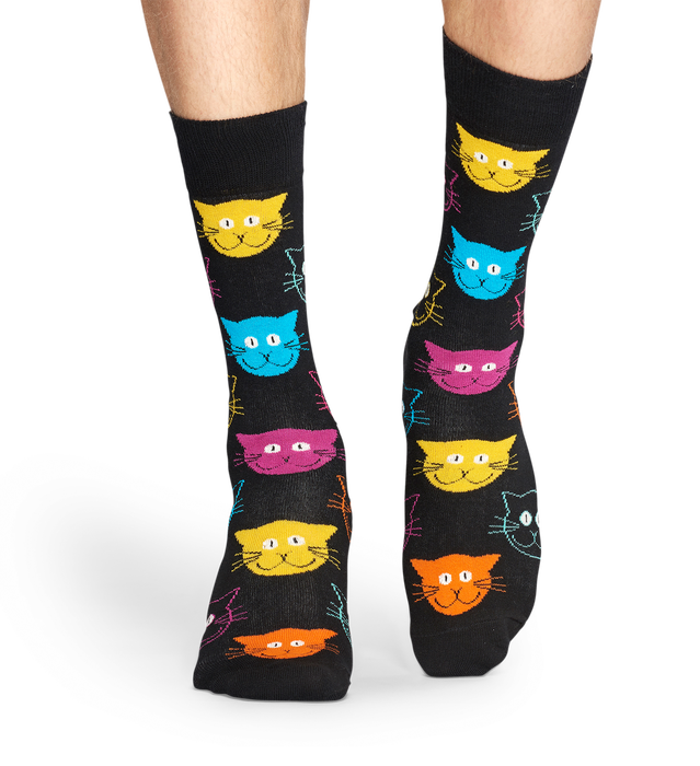 Cat Sock [ 113039-98 ] HAPPY SOCKS / �ϥåԡ����å���