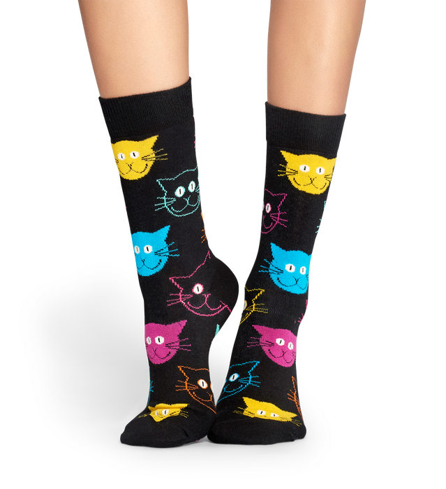 Cat Sock [ 113039-98 ] HAPPY SOCKS / �ϥåԡ����å���