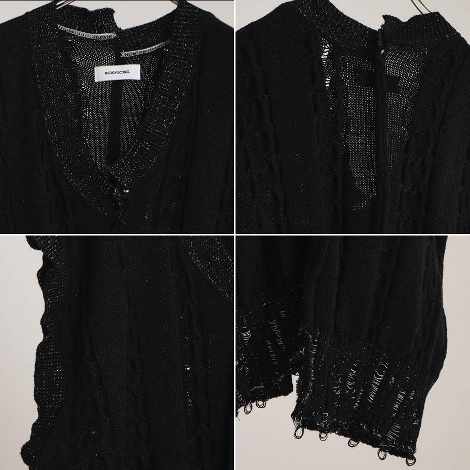 INSIDE OUT KNIT V [ BS239301 ] BODYSONG / �ܥǥ�����