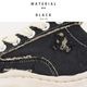 "BLAKEY" OG Sole Ripping And Overdyeing Canvas Low-top Sneaker [ MIHARA YASUHIRO / �ߥϥ�䥹�ҥ� ] A16FW729