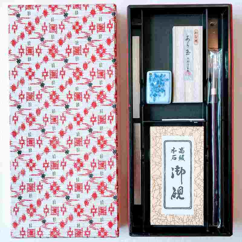 日本製墨細字書道セット Made in Japan！全て日本製の書道セット・書道