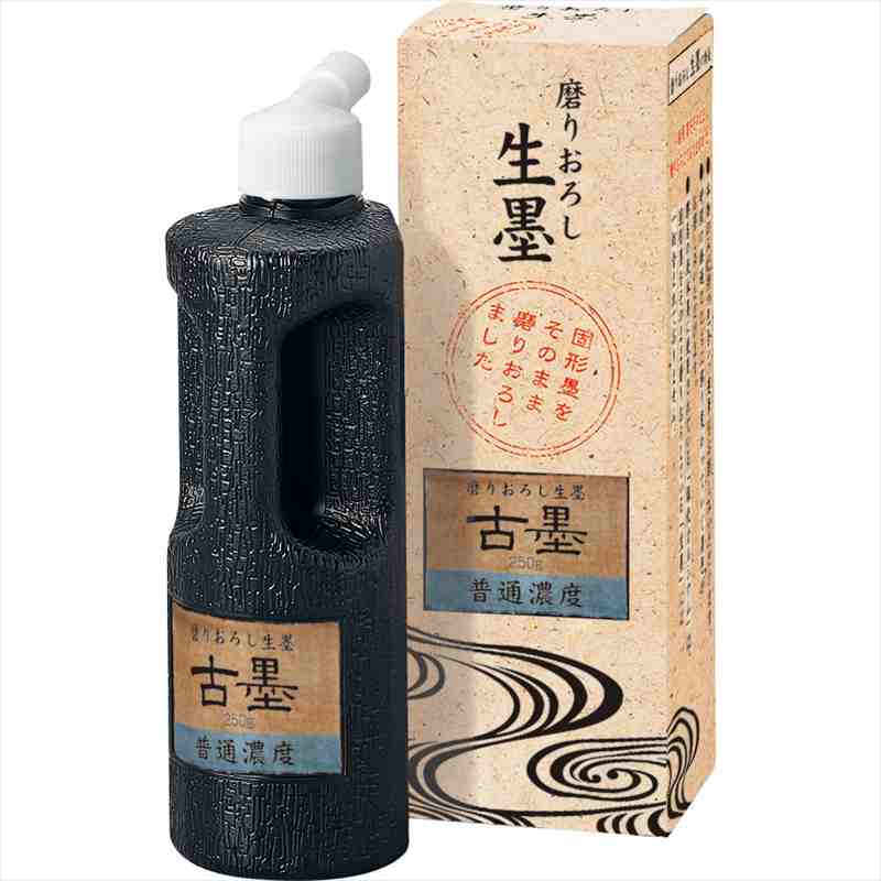 磨りおろし生墨 古墨 ＜普通濃度＞ 250g | 墨,墨液,呉竹 | 三多軒