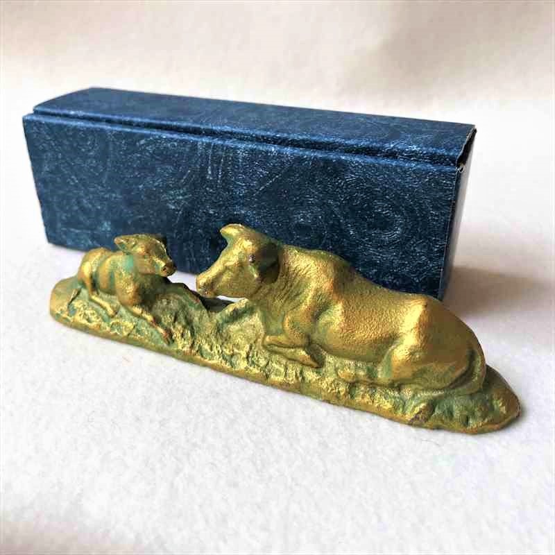 干支文鎮） 丑 〈緑金〉 | 小物,文鎮 | 三多軒