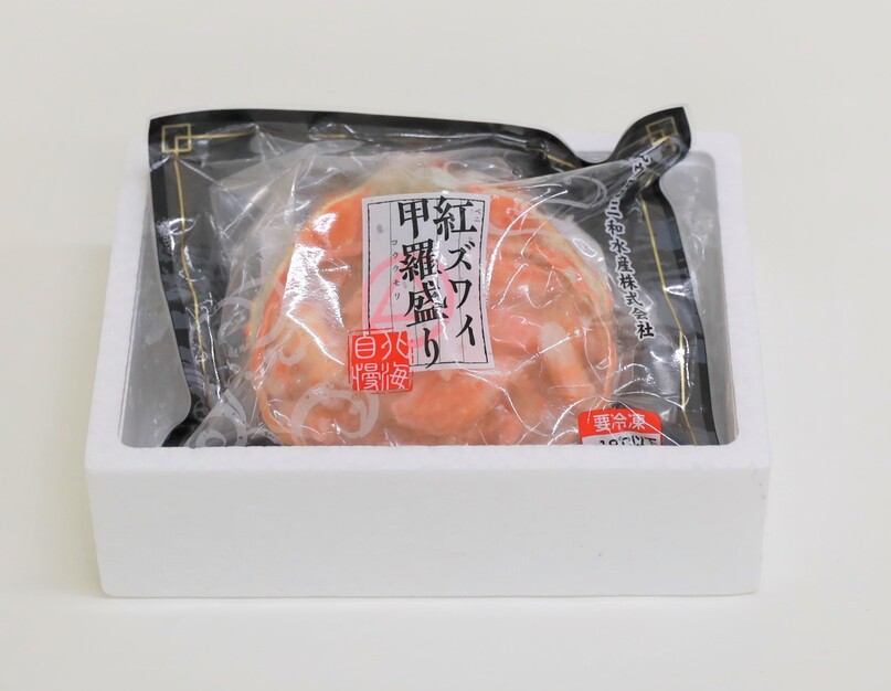 紅ずわいがに甲羅盛り100ｇ