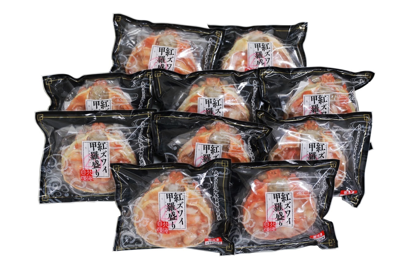 紅ずわいがに甲羅盛り100ｇ×10個