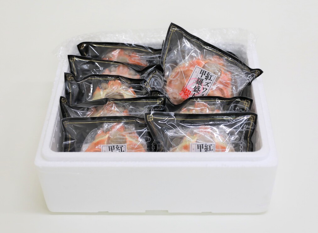 紅ずわいがに甲羅盛り100ｇ×10個
