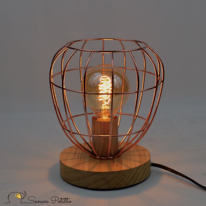 エジソン電球照明 フロアライト デスクライト シンプル 昭和レトロ