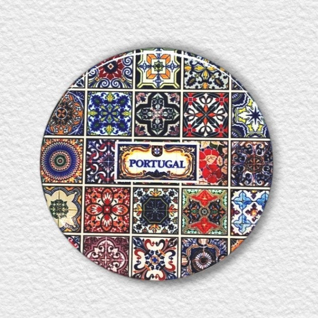 ポルトガルタイル コースター ヨーロッパ製 ポルトガル製 キッチン雑貨 タイル