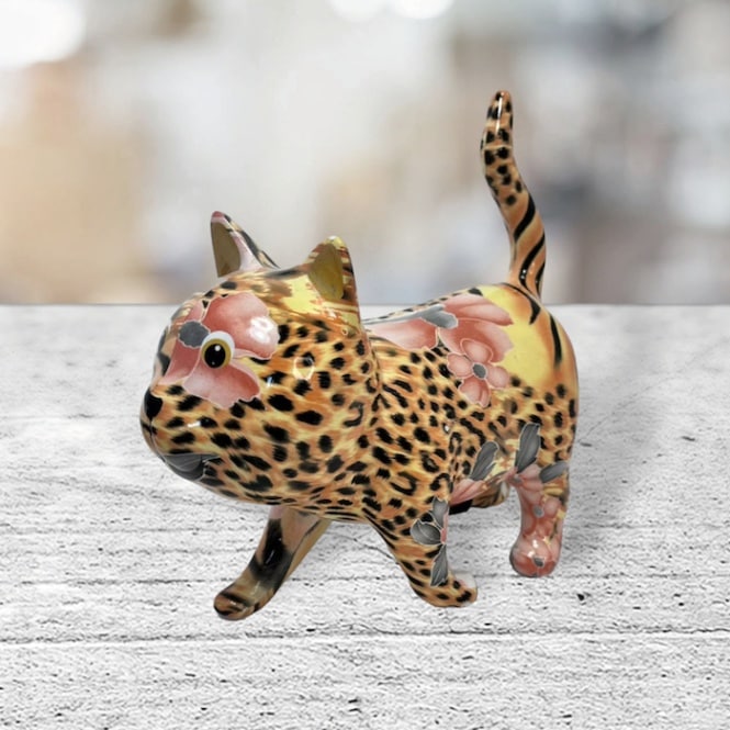 ねこ 貯金箱 08352 ポンピドゥ風 アート かわいい おしゃれ ポップ